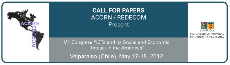 ACORN-REDECOM 2012 Call for Papers